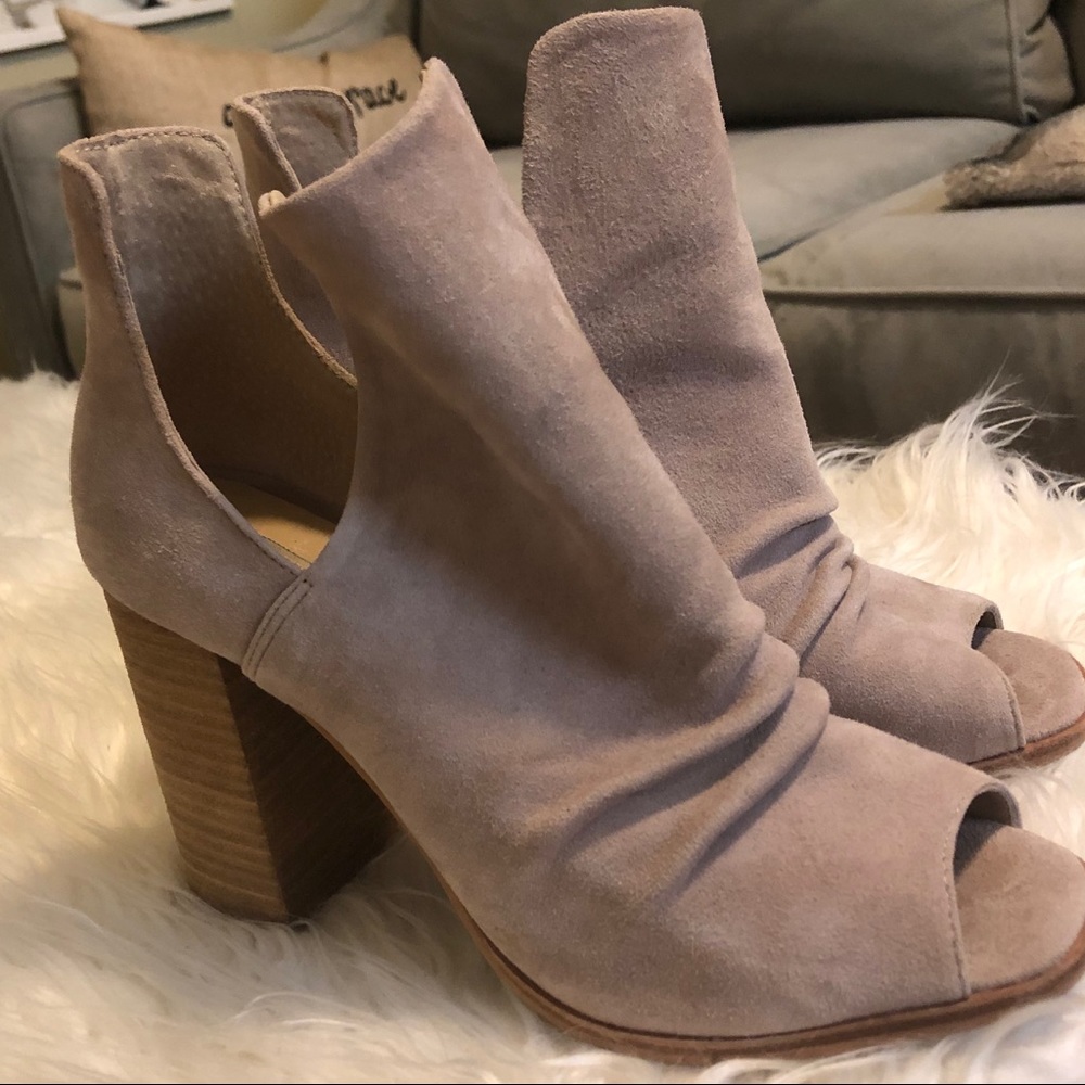 Suede booties